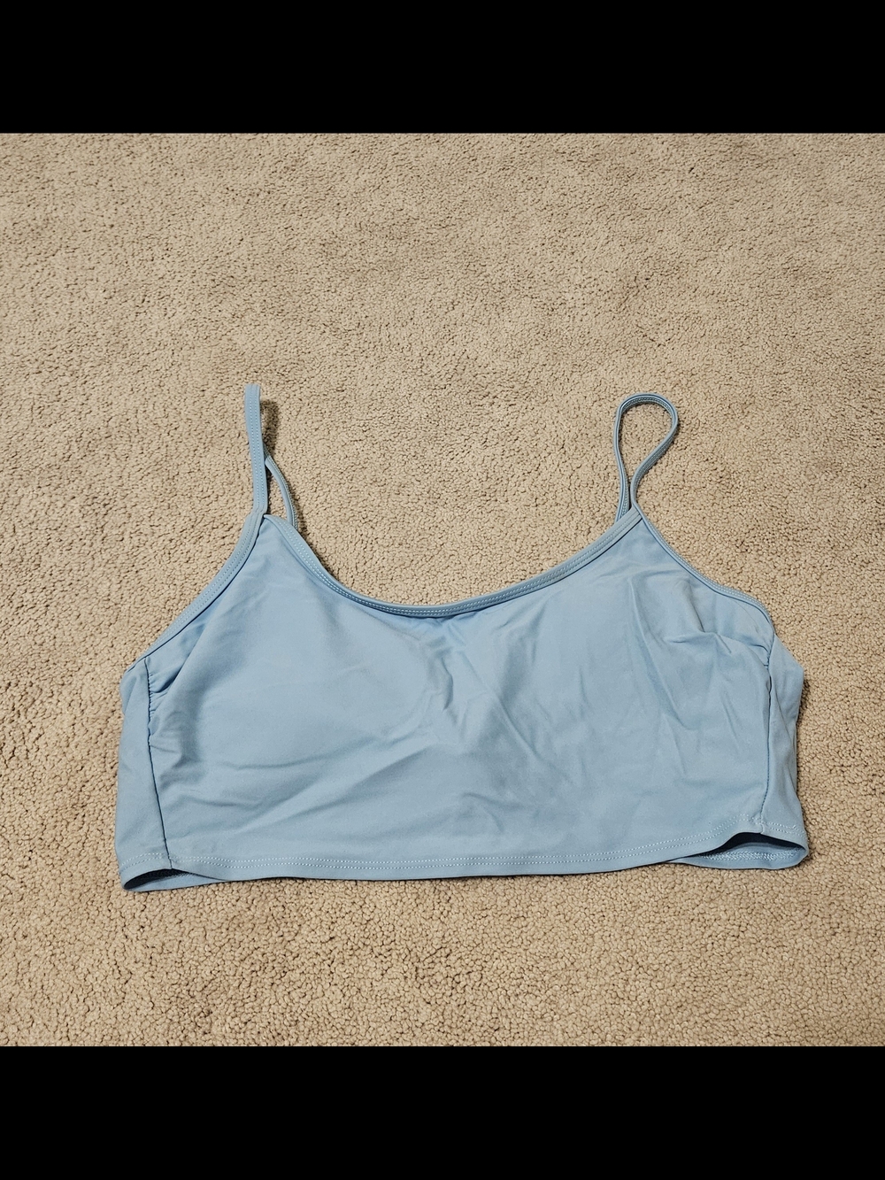 Xhilaration Light Blue Spaghetti Strap Swim Bralette
